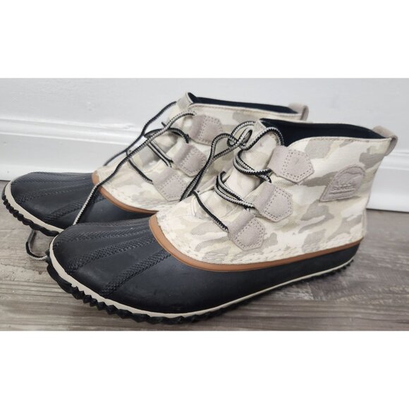 Sorel Women's Sz. 10.5 Out N About Camouflage Ankle Waterproof Boots - Picture 1 of 8